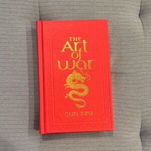 Red and Gold 'The Art of War' Hardcover Book by Sun Tzu